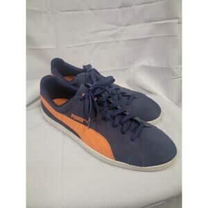 PUMA Smash Buck Trainers Mens Sz 13 Blue Sneakers Size 35675312 Peacoat-Vermi